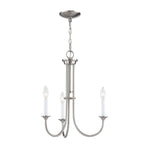 Meadowview 18'' Wide 3-Light Chandelier - Brushed Nickel