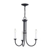 Meadowview 18'' Wide 3-Light Chandelier - Matte Black
