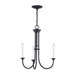 Meadowview 18'' Wide 3-Light Chandelier - Matte Black