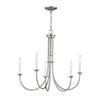 Meadowview 28'' Wide 5-Light Chandelier - Brushed Nickel