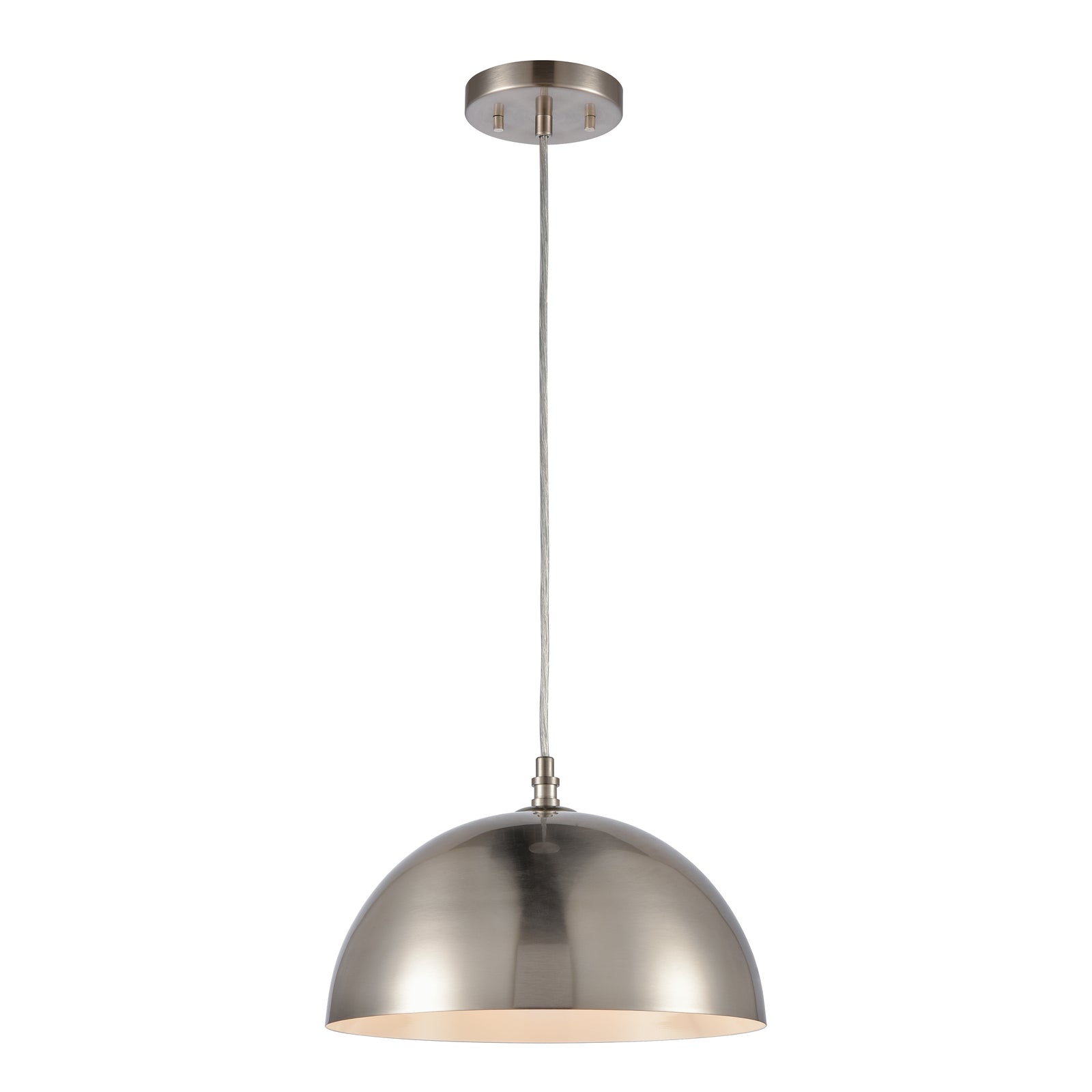 Chelsea 12'' Wide 1-Light Pendant - Brushed Nickel