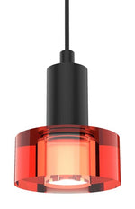 Black Socket - Red Color Gel Single Pendant