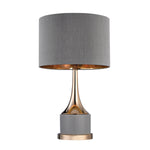 Cone Neck 18.5'' High 1-Light Table Lamp - Gray