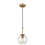 Mountain Creek 7'' Wide 1-Light Mini Pendant - Aged Brass
