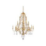 Buckhead Large Chandelier - Gold