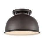 Cedar Park 13'' Wide 1-Light Outdoor Flush Mount - Oil Rubbed Bronze