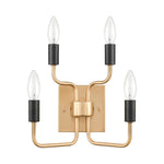 Aplique Epping Avenue de 10'' de alto y 4 luces