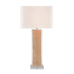 Webb 36'' High 1-Light Table Lamp - Natural with Polished Nickel