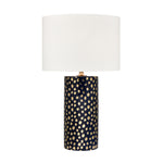 Signe 26'' High 1-Light Table Lamp - Navy