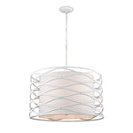 Hillcrest 24'' Wide 4-Light Chandelier - Dry White