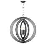 Orme 27'' Wide 4-Light Chandelier - Black