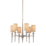 Allure 26'' Wide 6-Light Chandelier - Brushed Nickel