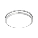 Clarion 14" Wide 1-Light Flush Mount - Brushed Nickel