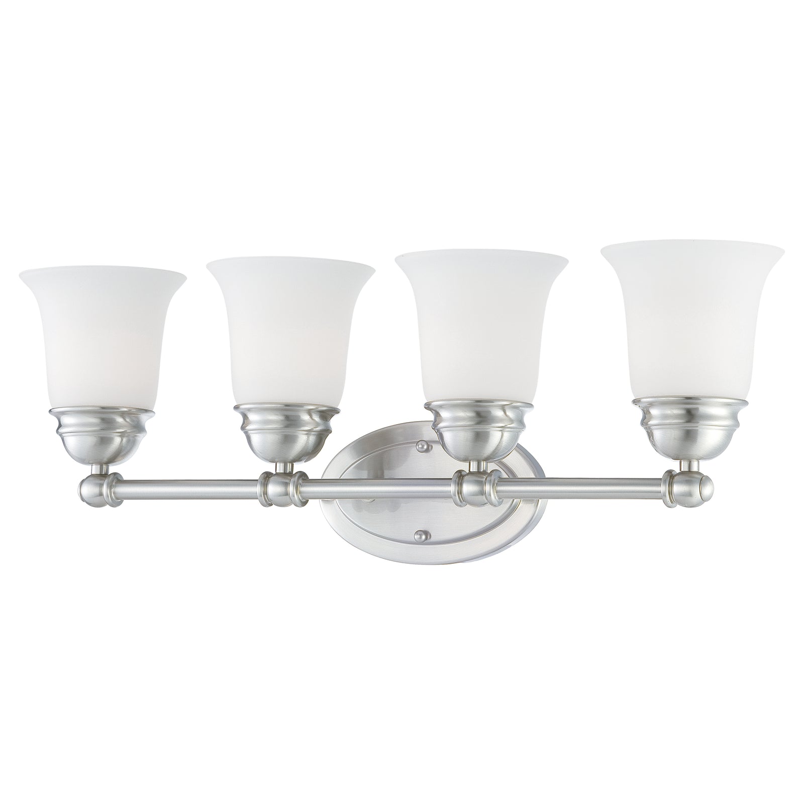 Bella 24.5'' Wide 4-Light Vanity Light - Brushed Nickel