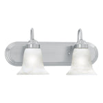 Homestead 18'' Wide 2-Light Vanity Light - Brushed Nickel