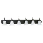 Homestead 48'' Wide 6-Light Vanity Light - Painted Bronze