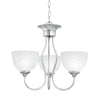 Tahoe 19'' Wide 3-Light Chandelier - Brushed Nickel