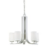 Pendenza 23.5'' Wide 5-Light Chandelier - Brushed Nickel