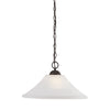 Elipse 18'' Wide 1-Light Pendant - Painted Bronze
