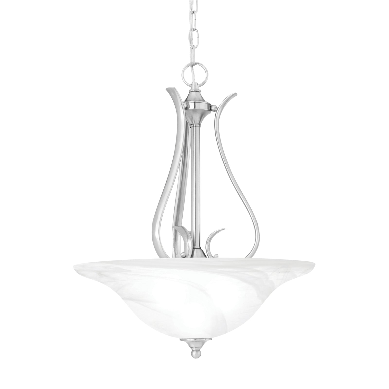 Prestige 18'' Wide 3-Light Pendant - Brushed Nickel