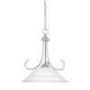 Bella 16'' Wide 1-Light Pendant - Brushed Nickel