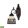 Vinnia 10'' High 1-Light Sconce - Bronze - Includes LED Bulb