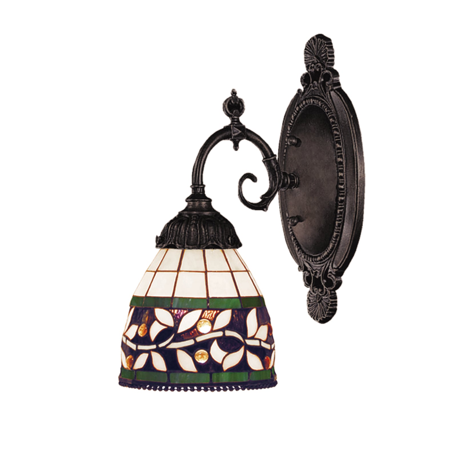 Vinnia 10'' High 1-Light Sconce - Bronze