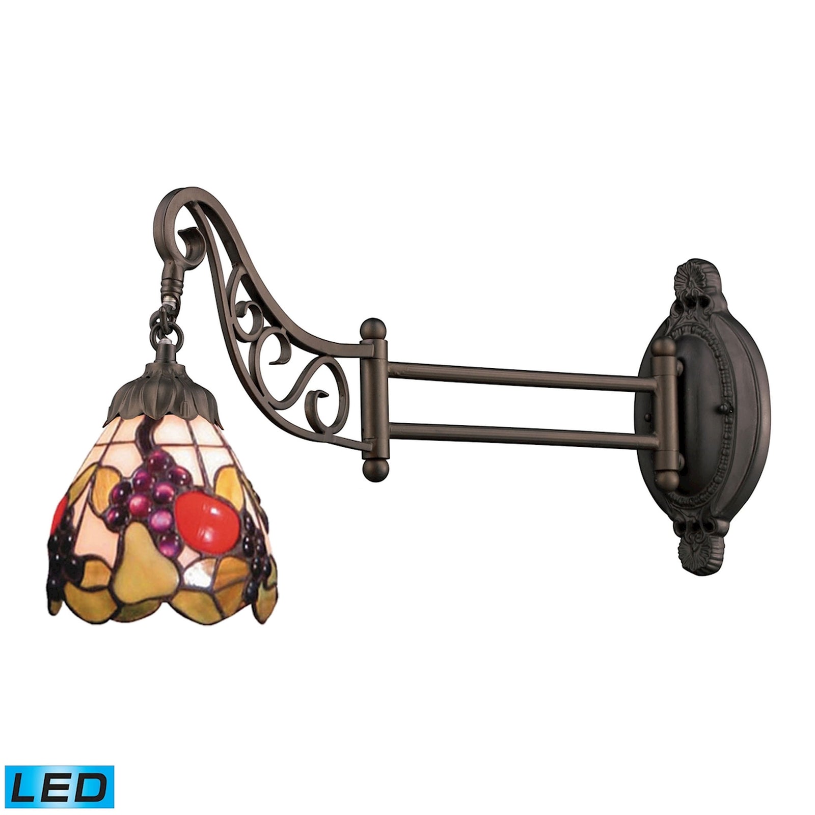 Prysi 12'' High 1-Light Sconce - Bronze