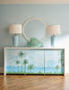Large Blue Vase Lamp