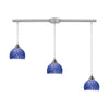 Cira 36'' Wide 3-Light Slim Linear Pendant - Satin Nickel