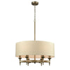 Pembroke 24'' Wide 6-Light Chandelier - Antique Brass