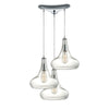Orbital 10'' Wide 3-Light Pendant - Polished Chrome
