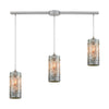 Capri 38'' Wide 3-Light Slim Linear Pendant - Satin Nickel