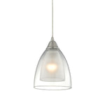 Layers 6'' Wide 1-Light Pendant - Satin Nickel