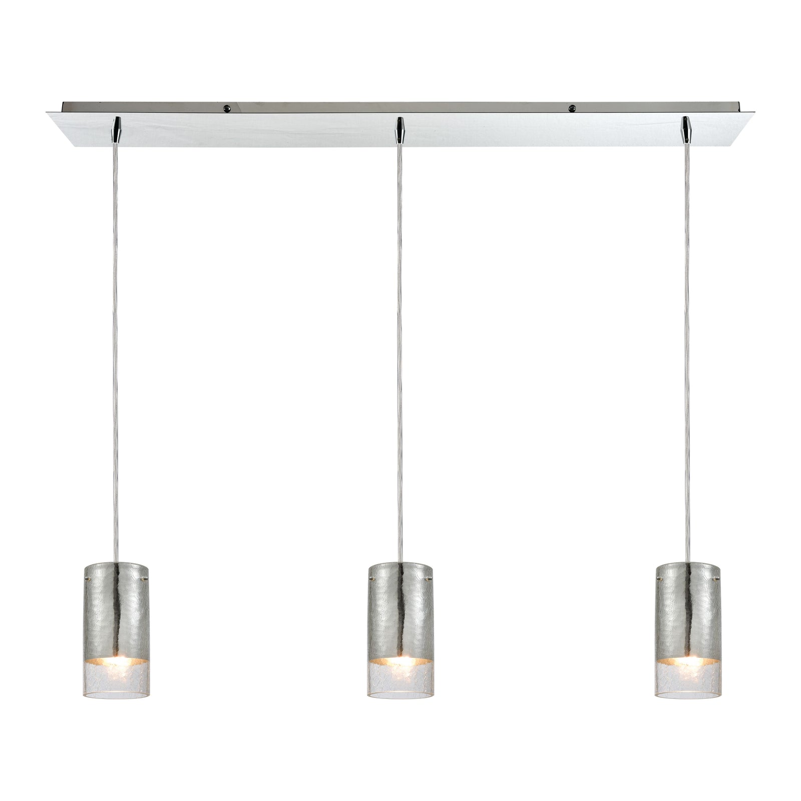 Tallula 36'' Wide 3-Light Linear Pendant - Polished Chrome