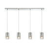 Tallula 46'' Wide 4-Light Linear Pendant - Polished Chrome
