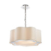 Villoy 24'' Wide 4-Light Chandelier - Polished Nickel