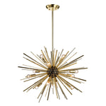 Starburst 27'' Wide 12-Light Chandelier - Polished Gold