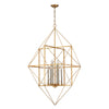 Connexions 24'' Wide 8-Light Chandelier - Gold Leaf