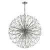 Starburst 36'' Wide 19-Light Chandelier - Polished Chrome