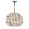 Constructs 20'' Wide 8-Light Chandelier - Weathered Zinc