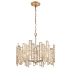 Equilibrium 19'' Wide 5-Light Chandelier - Matte Gold