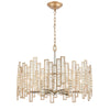 Equilibrium 24'' Wide 6-Light Chandelier - Matte Gold