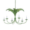 Royal Palm Chandelier - Green
