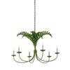 Royal Palm Chandelier - Green