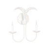 Petite Palm Sconce - White