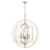 Geosphere 46'' Wide 9-Light Chandelier - Polished Nickel