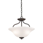Conway 15'' Wide 2-Light Semi Flush Mount - Oil Rubbed Bronze