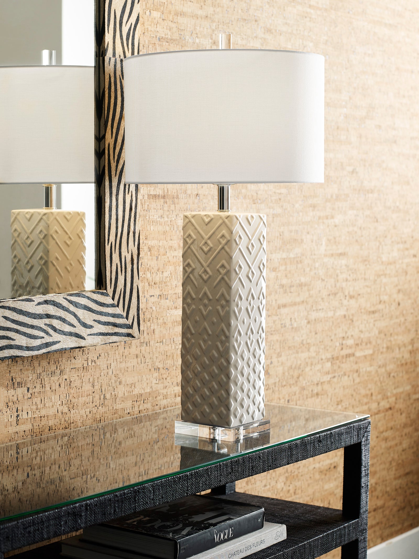 Ujamaa Lamp - White