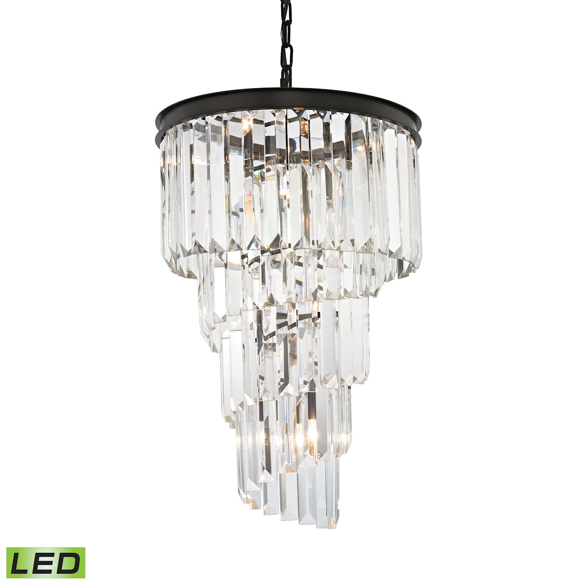 Palacial 16'' Wide 6-Light Chandelier - Oil Rubbed Bronze - Includes LED Bulb